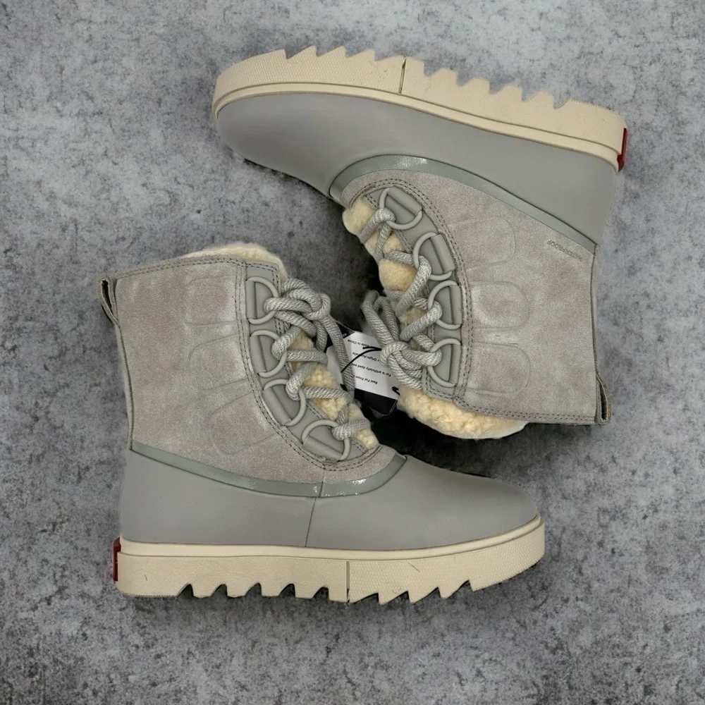 SOREL Joan of Arctic Next Lite Waterproof Winter Boots Dove US 5